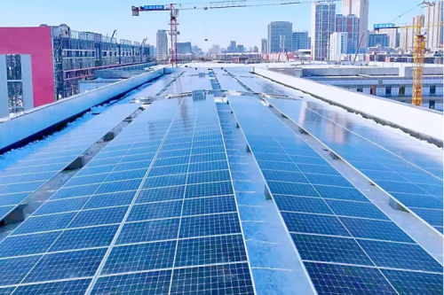 九洲集團(tuán)承建哈爾濱電機(jī)廠屋頂光伏項目一期工程成功并網(wǎng)發(fā)電！